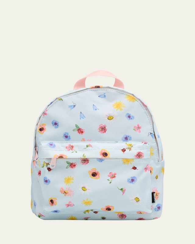Girl's Floral-Print Backpack